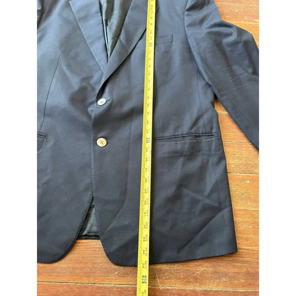 Corneliani Men's Blue Wool/Rayon Blazer Jacket Size‎ 58 7L Made In Italy